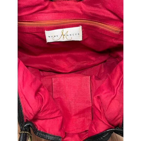 Y2K Mary Frances Hand Beaded Embroidered Boho Shoulder Bag - Picture 5 of 10